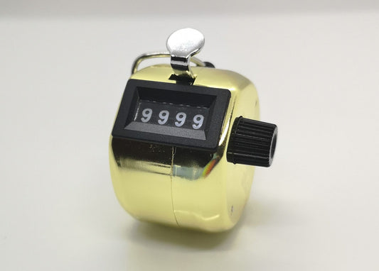 Premium Hand Tally Counter HT-1 Gold